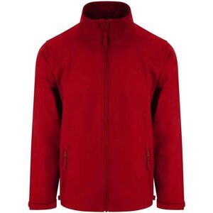 PRO RTX Mens 2 Layer Soft Shell Jacket / Red